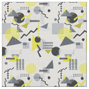 Search for yellow and gray fabric White