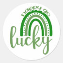 Search for happy go lucky stickers Shamrock