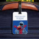 Search for cookie monster sesame street luggage tags Elmo