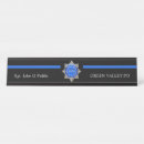 Search for thin blue line name plates Police