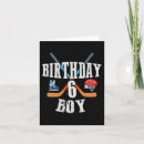 Search for 6 boy birthday cards Party