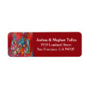 Search for red wine return address labels Modern