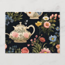 Search for time for tea postcards Flowers