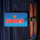 Search for superman luggage tags Man of steel