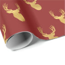 Search for gold deer wrapping paper Animals