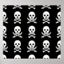 Search for black white skull posters Illustration