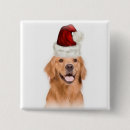 Search for santa dog badges Golden