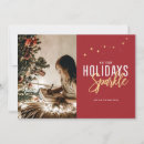 Search for typographic christmas cards Red