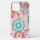 Search for travel stamps iphone cases Illustration