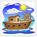 Search for cartoon boat stickers Ocean