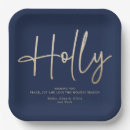 Search for gold and navy blue plates Script