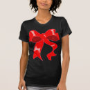 Search for red christmas bow tshirts Santa