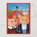 Search for american gothic postcards Watercolor