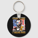 Search for july four key rings Red white blue