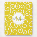 Search for yellow white pattern mousepads Modern