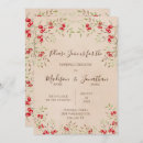 Search for red berries wedding invitations Elegant