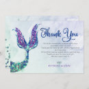 Search for mermaid thank you cards Purple