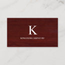 Search for cabinetry business cards Carpenter