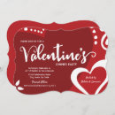 Search for valentine dinner party invitations Red