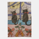 Search for christmas cat tea towels Festive