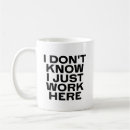 Search for i just work here mugs Boss