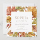 Search for autumn leaves invitations Adult