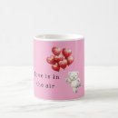 Search for teddy bear heart mugs Red