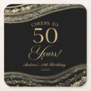 Search for 50th birthday party coasters Cheers to 50 years