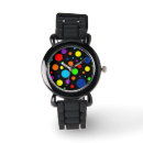 Search for polka dot pattern watches Black