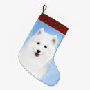 Search for samoyed christmas stockings Puppy