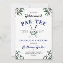 Search for golf retirement invitations Green