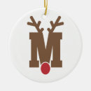 Search for initial m christmas tree decorations Reindeer