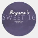 Search for sweet 16 birthday invitations stickers Elegant