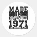 Search for 1971 stickers Birthday