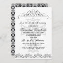Search for black and white christening invitations Vintage