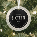 Search for 16 christmas tree decorations Sixteen