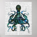 Search for blue octopus posters Flowers