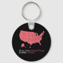 Search for us map key rings America