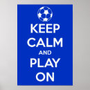 Search for keep calm and play on posters White