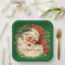 Search for santa claus paper plates Holiday season