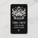 Search for goddess business cards Tarot