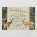 Search for buck and doe wedding invitations Woodland