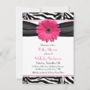 Search for zebra print invitations Girl