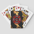 Search for fire department playing cards Fireman