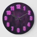 Search for glow in the dark clocks Neon