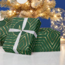 Search for emerald green and gold wrapping paper Modern