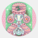 Search for dog christmas stickers Poodle