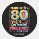 Search for limited edition round stickers Birthday