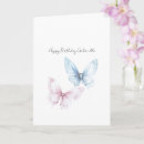 Search for blue butterfly birthday cards Pretty