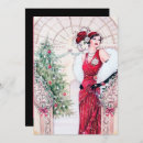 Search for art deco christmas invitations Retro